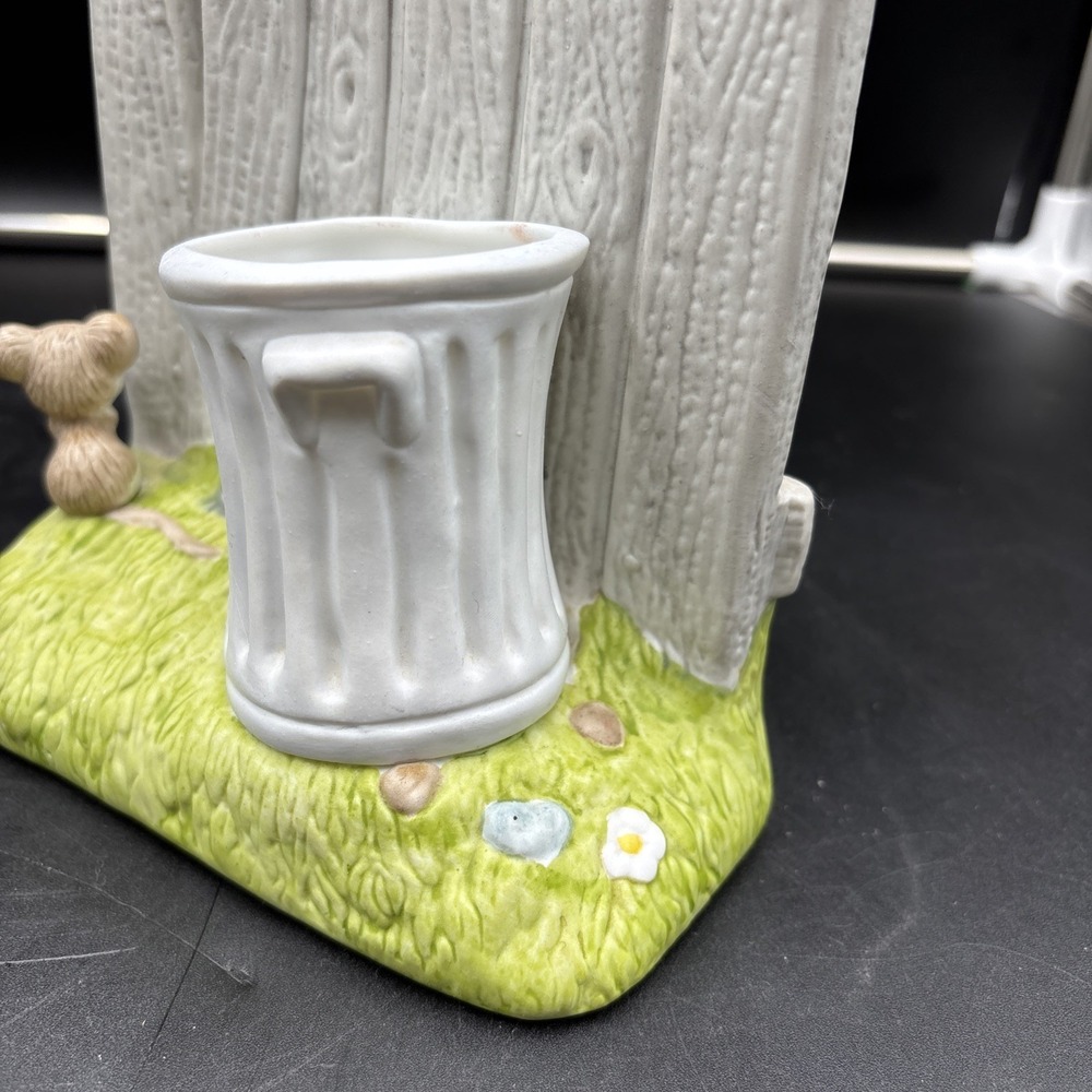 VTG Feline Feelings Collectibles 1986 Orange Cat & Mouse Pr. Ceramic Bookends - Picture 6 of 9